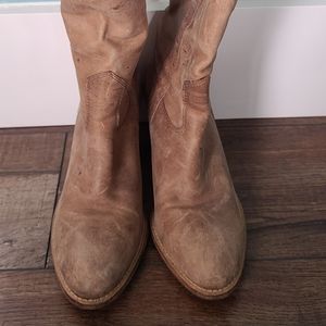 Jessica Simpson Leather Cowboy Boots